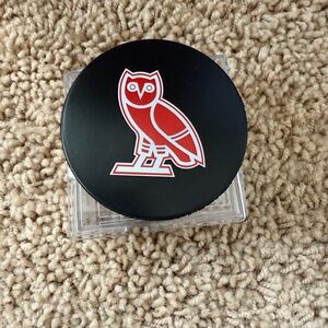 OVO x Detroit Red Wings NHL Sherwood Hockey Puck- Official Puck
